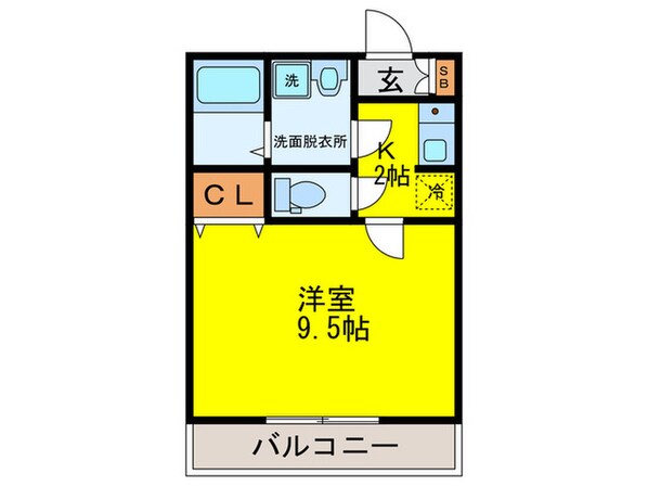 クレスト鷹合の物件間取画像